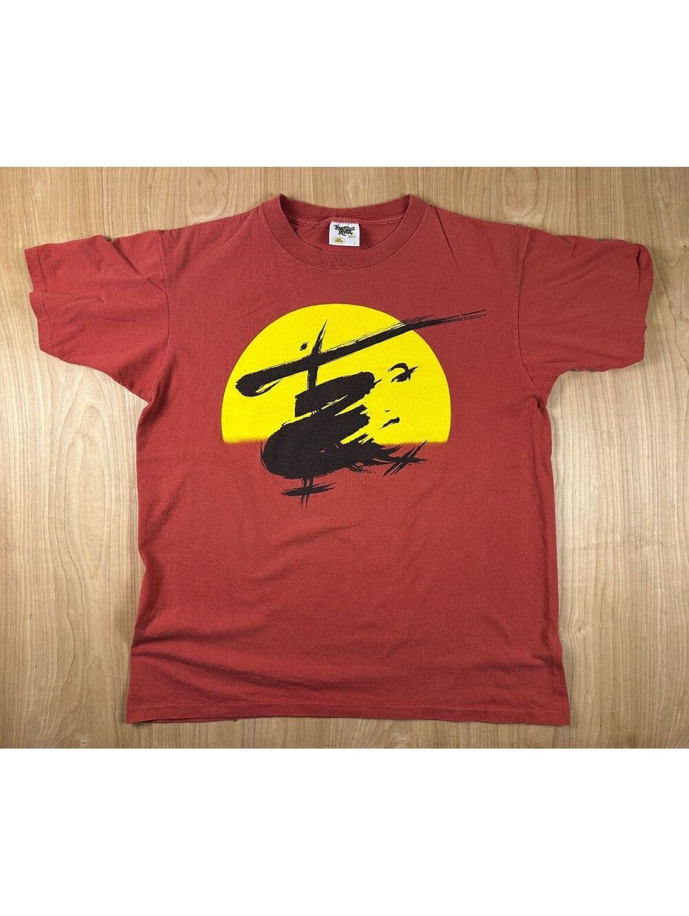 Vintage 80s Miss Saigon tshirt Single Stitch broadway musical large cotton usa